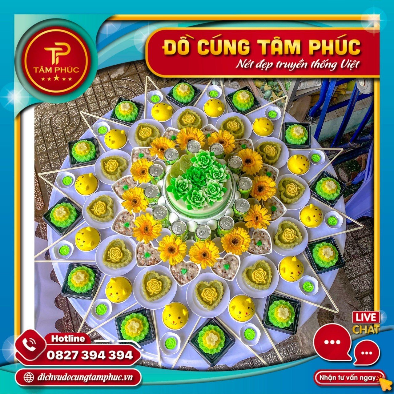 Cách bày trí sắp xếp mâm cúng đầy tháng cho bé trai