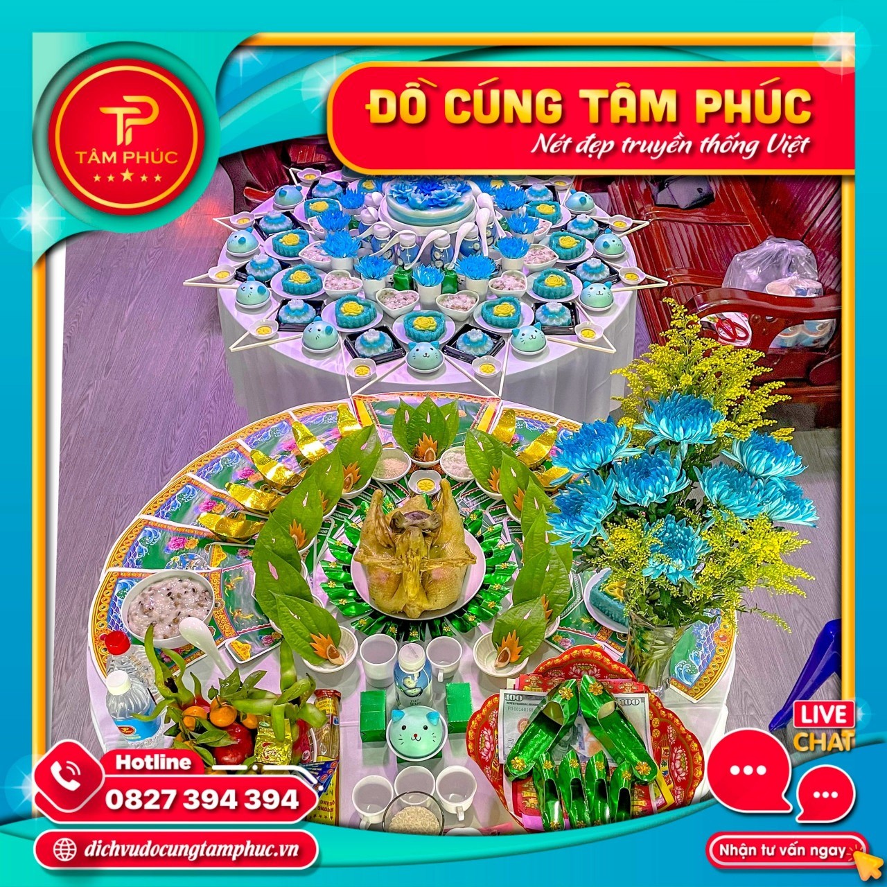 Cách bày trí mâm cúng đầy tháng cho bé trai