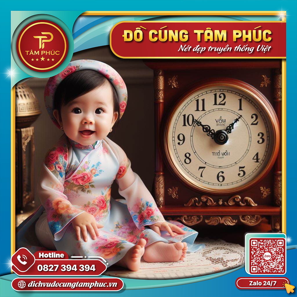 Chọn ngày cúng đầy tháng cho bé