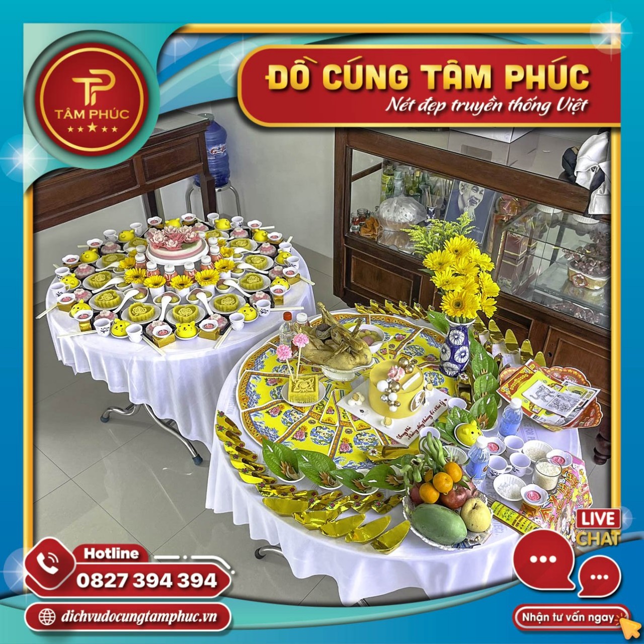 Mâm cúng đầy tháng cho bé trai trọn gói