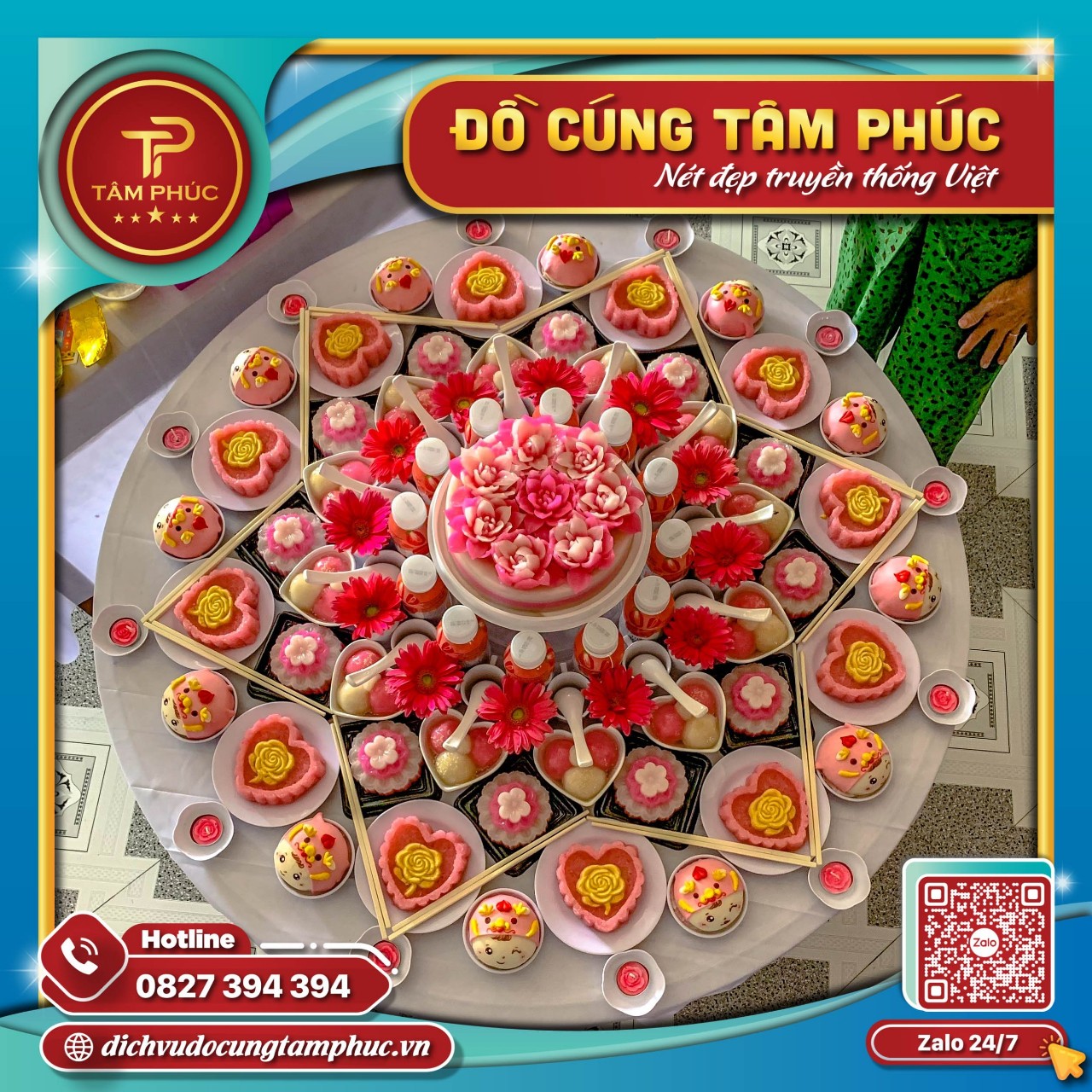 Mâm cúng đầy tháng cho bé gái có gì?