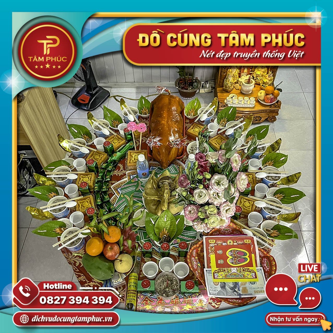 Mâm cúng đầy tháng bé trai
