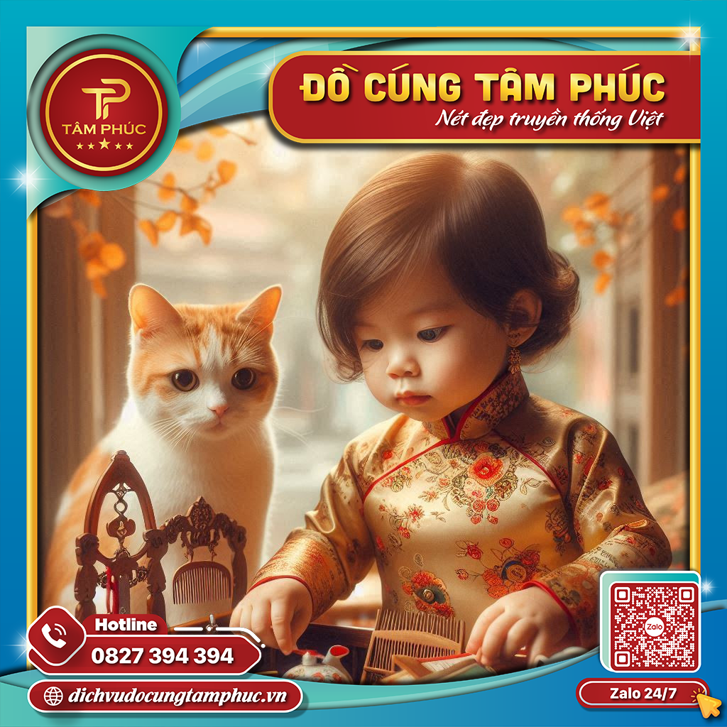 Mâm đồ bốc thôi nôi cho bé