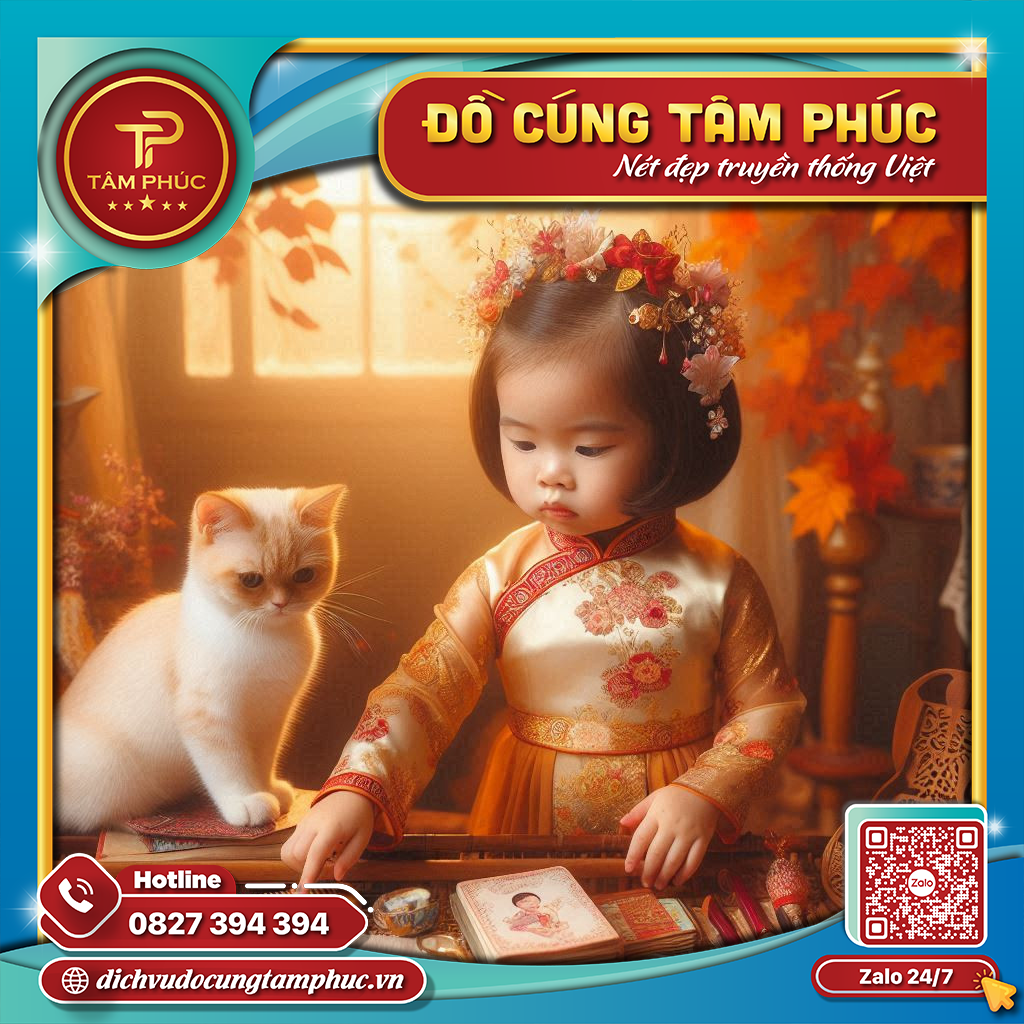 Mâm đồ bốc thôi nôi cho bé