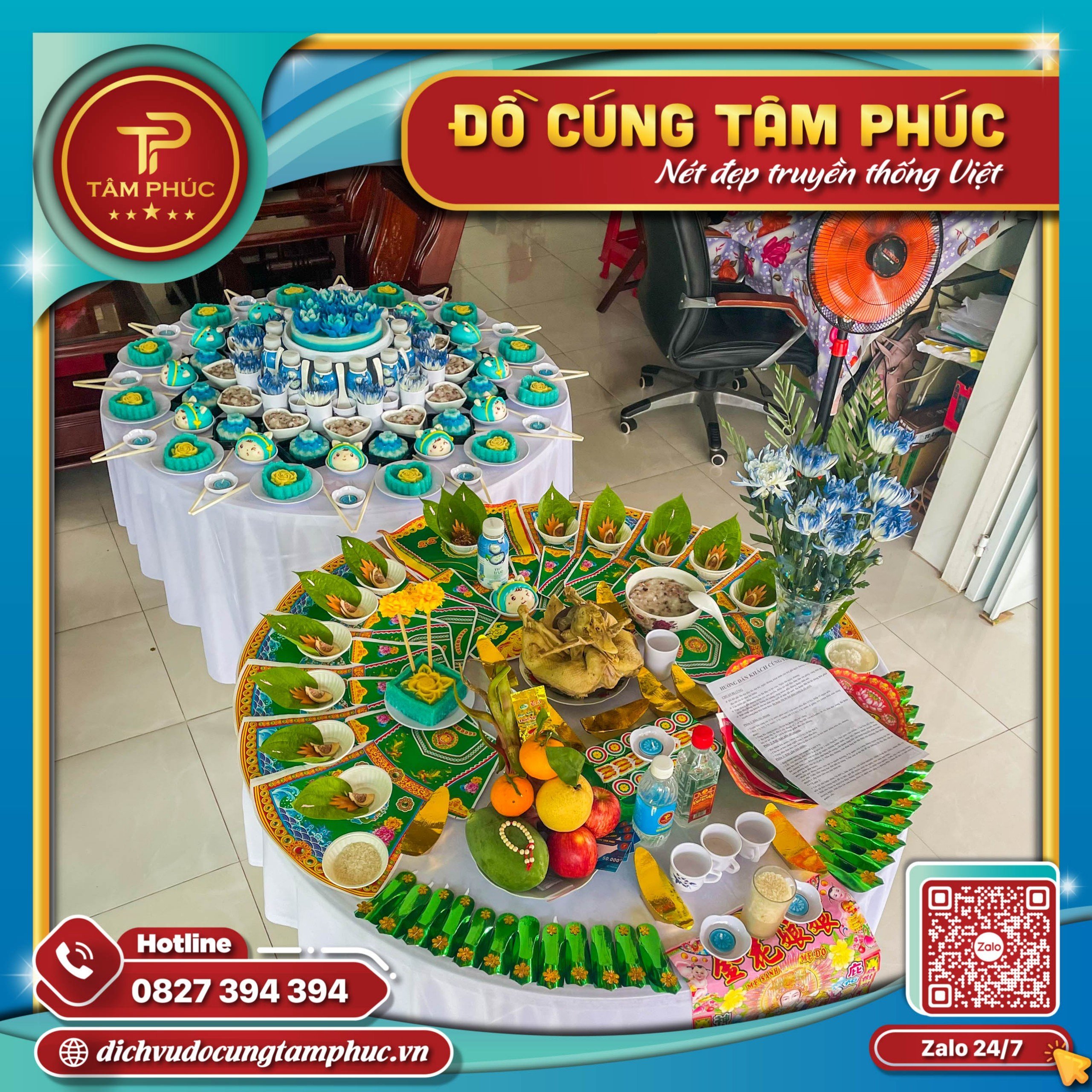 Mâm cúng đầy tháng cho bé trai gói Gold