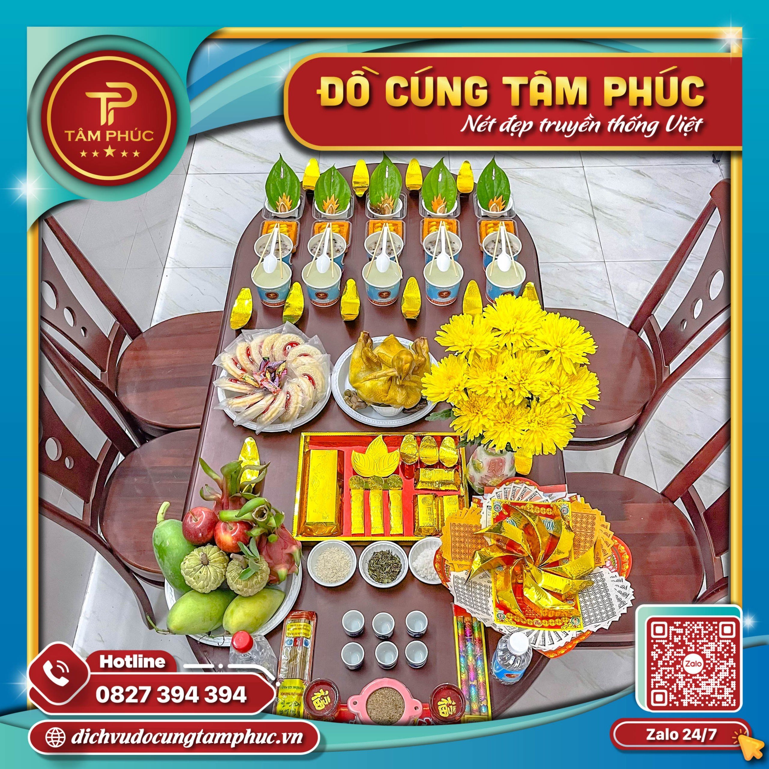 Mâm cúng khai trương trọn gói