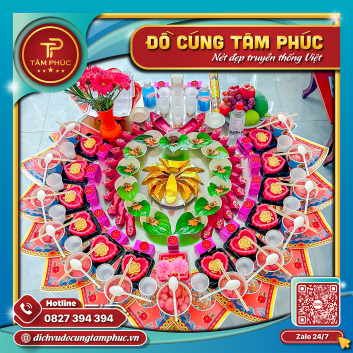 Dịch vụ mâm cúng thôi nôi bé gái