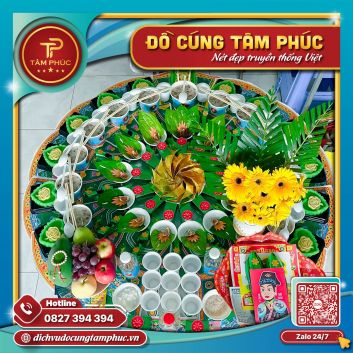 Dịch vụ mâm cúng đầy tháng bé trai