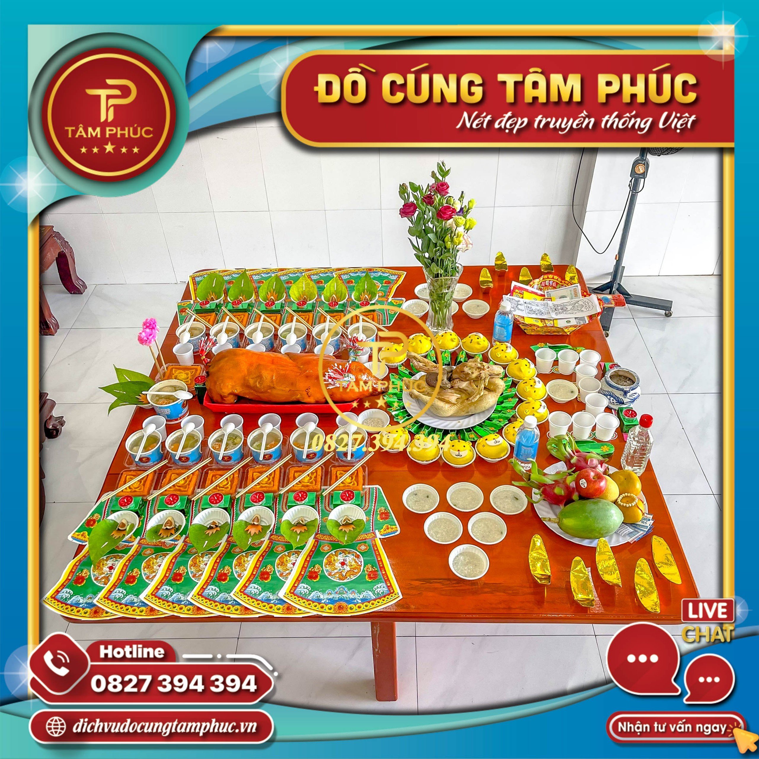 Mâm cúng đầy tháng cho bé gái trọn gói