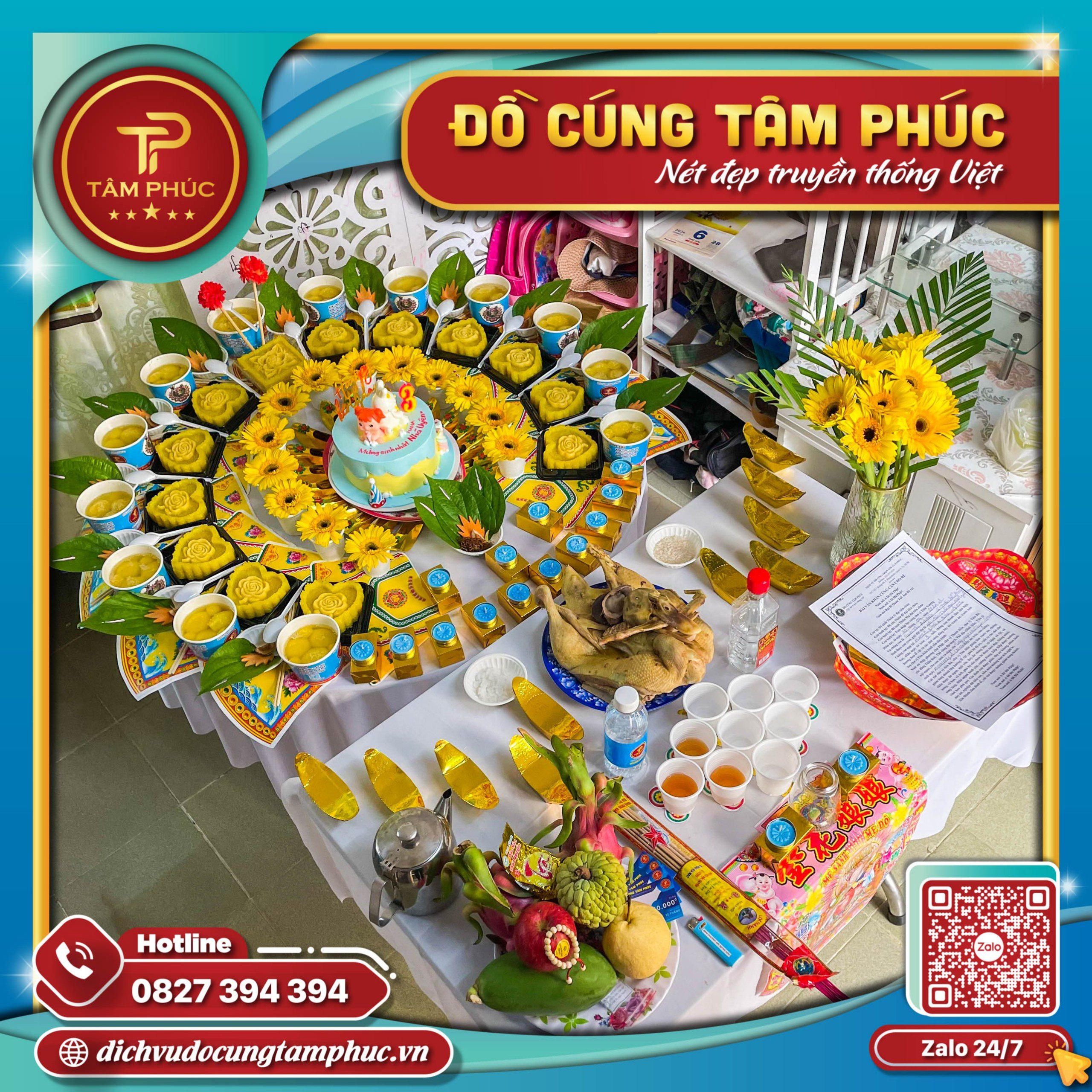 Các bước thực hiện lễ cúng đầy tháng cho bé