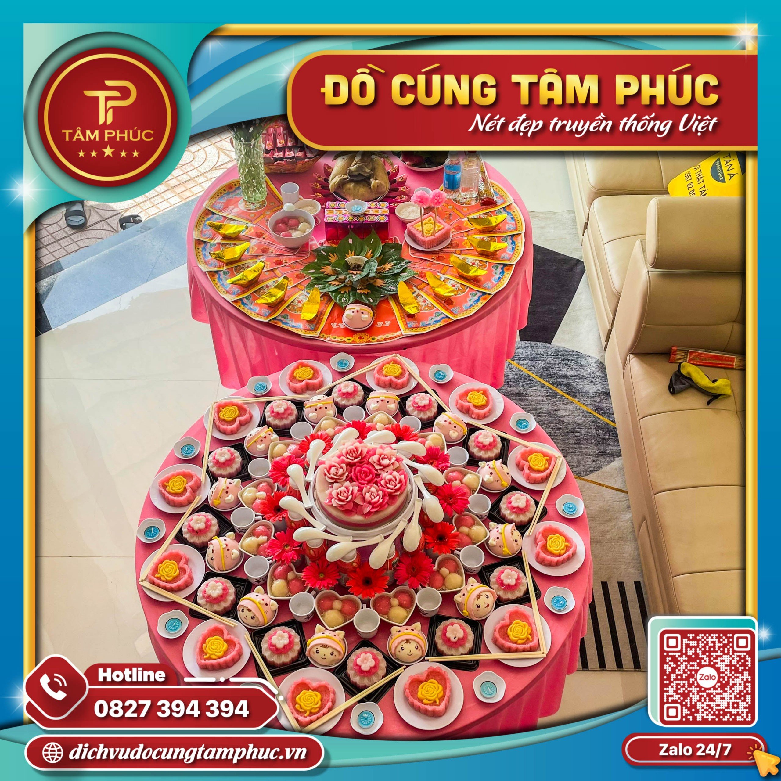 Các bước cúng đầy tháng cho bé gái