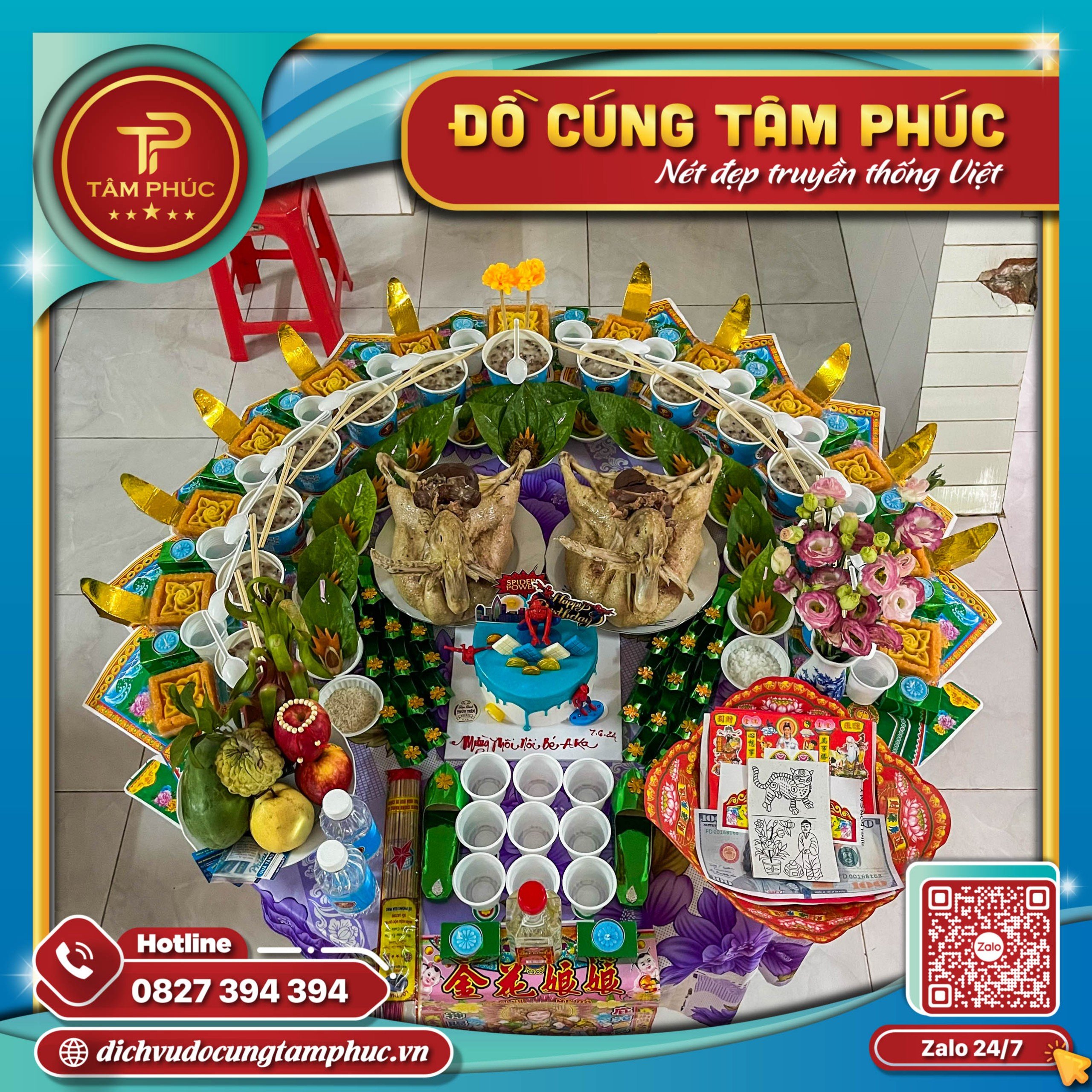 Các bước thực hiện cúng đầy tháng bé trai
